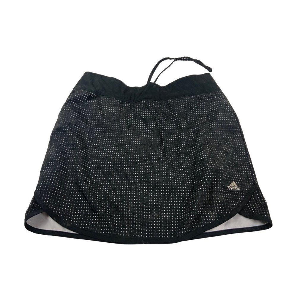 Adidas Black small Polka Dot Skort. Sz S
